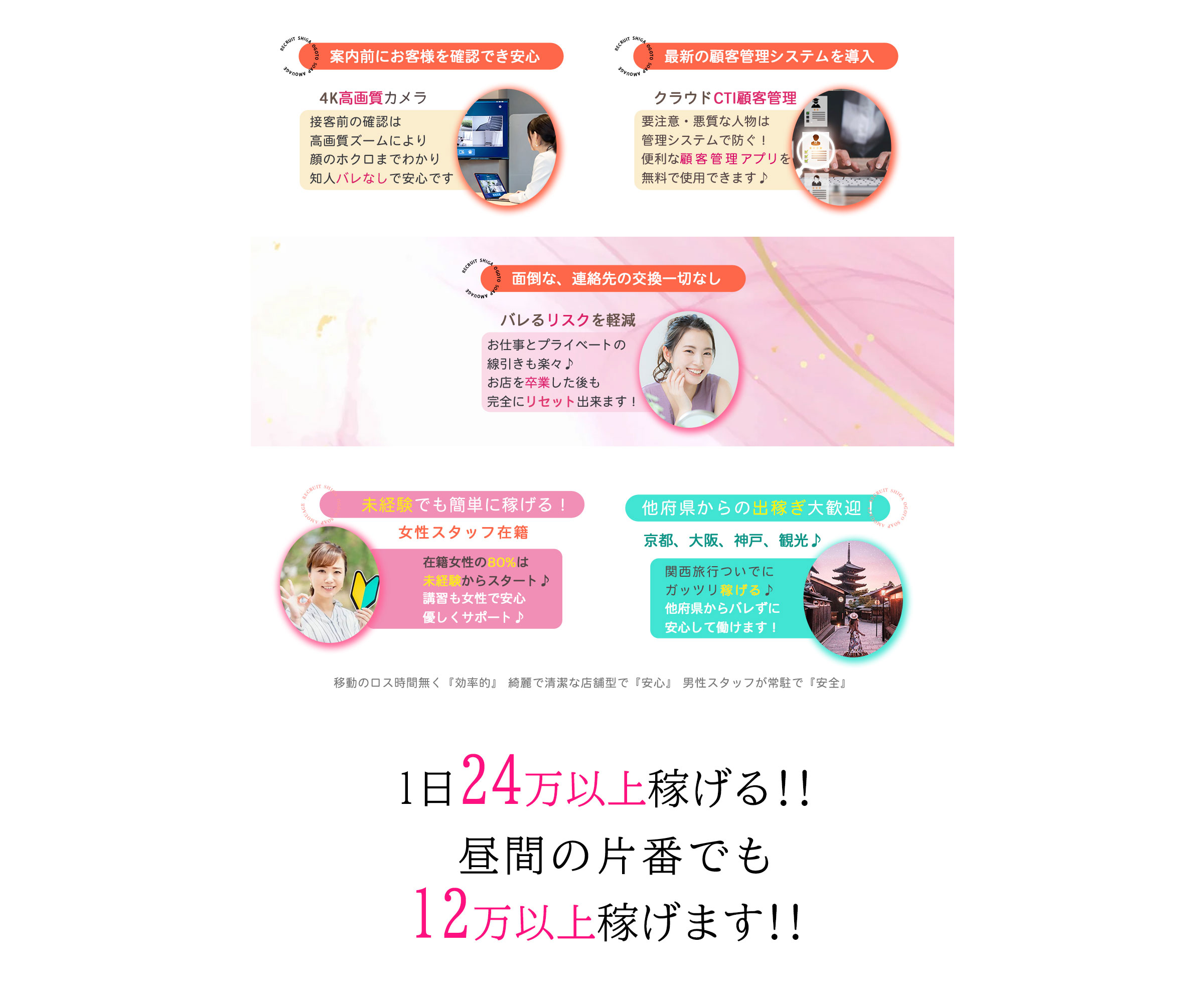 充実のサポート